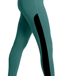 mehrang Color Block Women Light Green Tights-picture-27