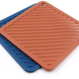 trifecta Trivets for Pans,Drying Mat Square Multi Set of 2 Matte Trivet-picture-20