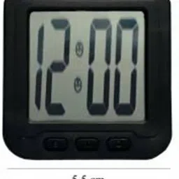 shrines Digital Black Clock image 2