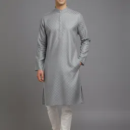 tibra collection Men Cotton Blend Kurta Pyjama Set-picture-20
