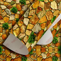 walldaddy Vinyl Decorative Multicolor Wallpaper image 1