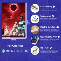art recall Fire Force Wall Poster Anime Poster For Wall Photographic Paper image 5