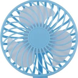 TG S9 (PORTABLE RECHARGEABLE USB FAN) 3 Speed Mode High Speed with 1200mAh Battery S9 Mobile Stand USB Fan image 4