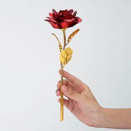 wgm Red Rose Artificial Flower image 4