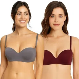 hpa Pack of 2 Women Push-up Heavily Padded Bra-picture-37