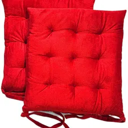 monarchhomeart Cotton Chair Pad Pack of 2 Solid-picture-13
