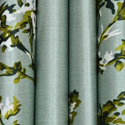 aashi traders 275 cm (9 ft) Long Door Polyester Semi Transparent Curtain (Pack Of 3) image 4