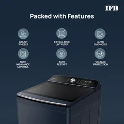 ifb 12 kg Fully Automatic Top Load with In-built Heater Blue image 1