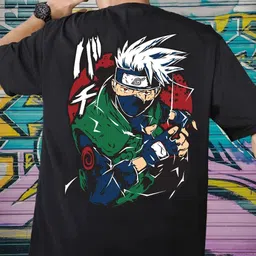 benny brooks Men Graphic Print Round Neck Cotton Blend Black T-Shirt-picture-11