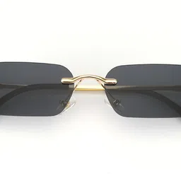 salty alpha UV Protection Rectangular Sunglasses (Free Size) image 3