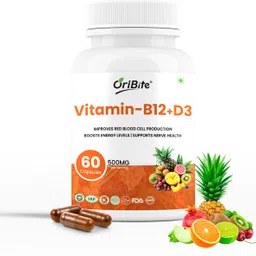 oribite Vitamin-B12+D3 Capsules: Improves Red Blood Cell | Boosts Energy Levels-picture-25