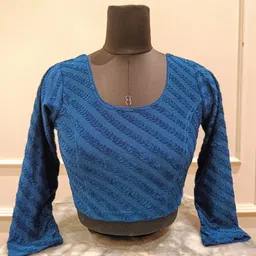 Round Neck Women Blouse-image-2