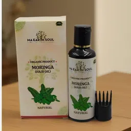 ma earth soul Ayurvedic, Moringa Hair Oil image 1