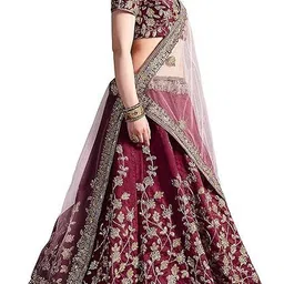 dhanlaxmi export Embroidered Semi Stitched Lehenga Choli image 3