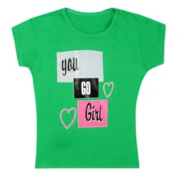 carelove CAREPLUS Girls Pack Of 3 Typography Printed Cotton T-Shirts image 3