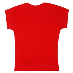 carelove CAREPLUS Girls Pack Of 3 Typography Printed Cotton T-Shirts image 2