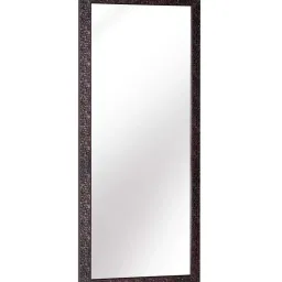 k k glass & aluminium Rectangle (24X60) Brown Floor Mirror image 3