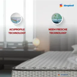 sleepwell Star-Gold 5 Inch PU Foam King Size Mattress image 4