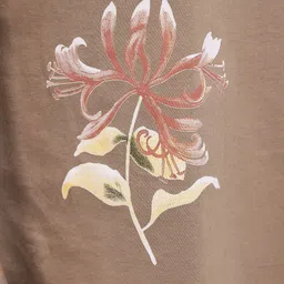 Kook N Keech Printed Drop-Shoulder Sleeves Pure Cotton Oversized T-shirt image 3