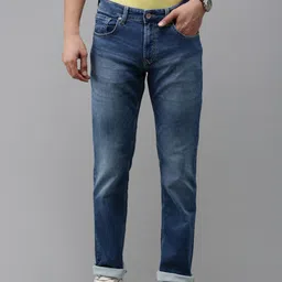 SPYKAR Men Regular Fit Mid Rise Light Fade Stretchable Jeans-picture-36