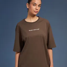 BOLDFIT Unisex Rapid-Dry Typography Printed Round Neck Oversized T-shirt-picture-32