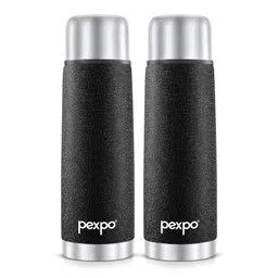 Pexpo Crocodile Black 2 Pieces Stainless Steel Water Bottles 350 ML Each-image-97