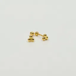 Anushka Jain Jewellery 925 Sterling Silver Gold-Plated Classic Studs-picture-35