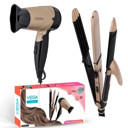 VEGA Hair Dryer & Straightener Combo- 3 in 1 Hair Styler & Insta Glam Hair Dryer VGGP-10-picture-3