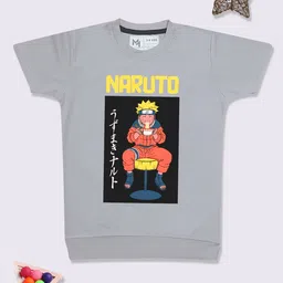 YK X Minute Mirth Boys Pack of 2 Printed Round-Neck T-shirts image 4