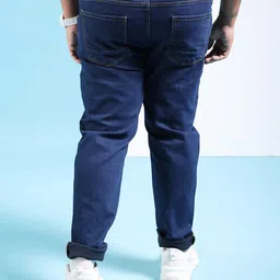 hardsoda by the indian garage co HARDSODA Plus Size Men Slim Fit Clean Look Stretchable Jeans image 5