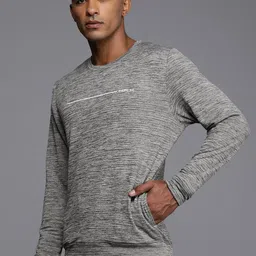 HRX by Hrithik Roshan Men Self Design Sports Sweatshirt image 3