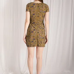 Stylecast X Hersheinbox Floral Print Ruched Sheath Mini Dress image 4