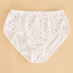 Pantaloons Junior Girls Pack Of 3 Cotton Printed Basic Briefs image 4