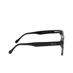 Ted Smith Unisex Grey Graded Square Premium Acetate Sunglasses With Polarised Lens image 3