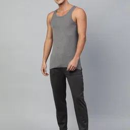 Heelium Men Pack of 2 Anti Odour Bamboo Innerwear Vest image 5