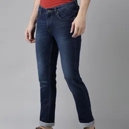 SPYKAR Men Slim Fit Low-Rise Light Fade Stretchable Jeans image 2