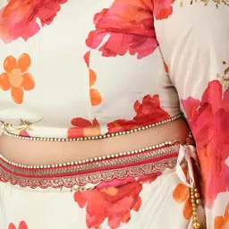 PrettyPlus by Desinoor.com Plus Size Printed Beads and Stones Ready to Wear Lehenga Choli image 2