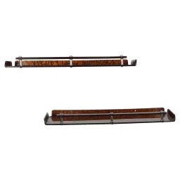 utility jet Acrylic Brown Set of 2 Wall Shelves image 4