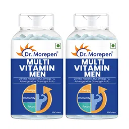 Dr. Morepen Set of 2 Multivitamin Men Tablets - 60 Tablets Each image 1