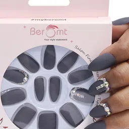 BEROMT Salon Finish Bridal & Party Press-On False Nail Tips Kit - Shade 664 image 1