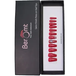 BEROMT Salon Finish Bridal & Party Press-On False Nail Tips Kit - Shade 657 image 1
