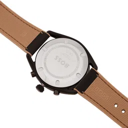 Hugo Boss Men Center Court Laser Cuts Strap Analogue Chronograph & Tachymeter Watch image 5