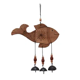 unravel india Fish Bamboo Windchime With Embedded Bells image 4