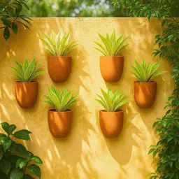 the handicraftian 6 Pcs Red Terracotta 6.5 Inchs Planters image 4