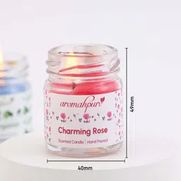 aromahpure Octa Multicolour Soy Wax (Set of 4) Scented Candles image 3