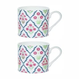 Glamorous Glass Tea Cups (Set of 2) by Goodhomes image 3