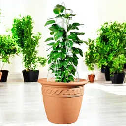 ecofynd White Planter Stand For Climbing Plants image 1