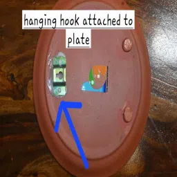 the handicraftian (Set Of 12 )Terracotta Wallplate 8 Inches image 3