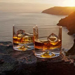 Dartington Crystal Collection Transparent 285 Ml Glass (Set Of 2) Whisky Glasses-picture-14