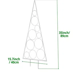 ecofynd White Circul Planter Stand For Climbing Plants image 2